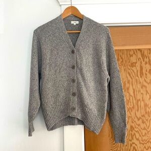Ozma dad cardigan in soft grey